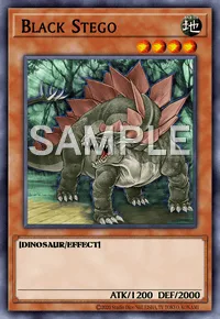 Black Stego, Yu-Gi-Oh! card, EARTH