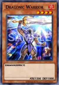 Dragonic Warrior, Yu-Gi-Oh! card, FIRE
