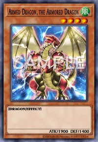 Armed Dragon, the Armored Dragon, Yu-Gi-Oh! card, WIND