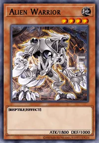 Alien Warrior, Yu-Gi-Oh! card, EARTH