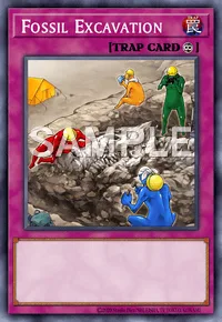 Fossil Excavation, Yu-Gi-Oh! card, TRAP