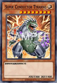 Super Conductor Tyranno, Yu-Gi-Oh! card, LIGHT