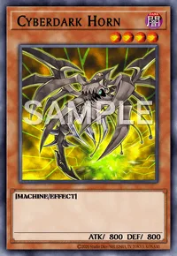 Cyberdark Horn, Yu-Gi-Oh! card, DARK