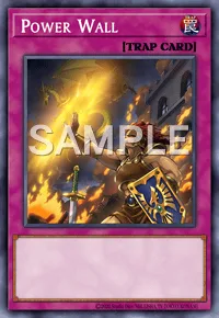 Power Wall, Yu-Gi-Oh! card, TRAP