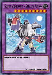 Super Vehicroid - Stealth Union, Yu-Gi-Oh! card, EARTH