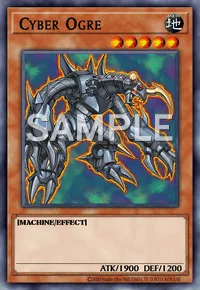 Cyber Ogre, Yu-Gi-Oh! card, EARTH