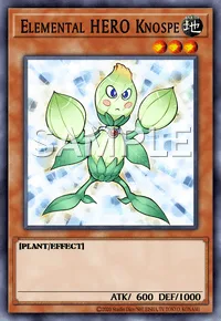 Elemental HERO Knospe, Yu-Gi-Oh! card, EARTH