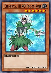Elemental HERO Poison Rose, Yu-Gi-Oh! card, EARTH