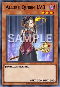 Allure Queen LV3, Yu-Gi-Oh! card, DARK