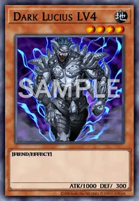 Dark Lucius LV4, Yu-Gi-Oh! card, EARTH
