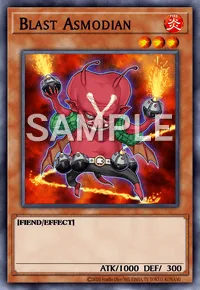 Blast Asmodian, Yu-Gi-Oh! card, FIRE