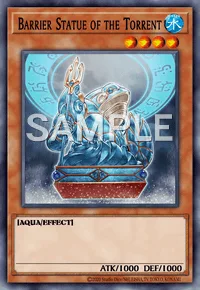 Barrier Statue of the Torrent, Yu-Gi-Oh! card, WATER
