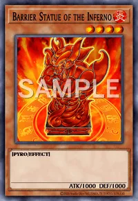 Barrier Statue of the Inferno, Yu-Gi-Oh! card, FIRE