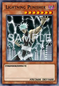 Lightning Punisher, Yu-Gi-Oh! card, DARK