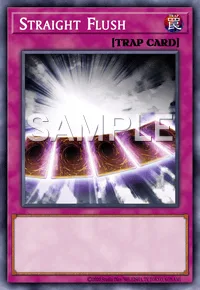 Straight Flush, Yu-Gi-Oh! card, TRAP
