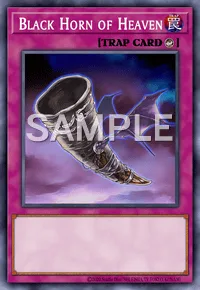 Black Horn of Heaven, Yu-Gi-Oh! card, TRAP