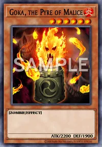 Goka, the Pyre of Malice, Yu-Gi-Oh! card, FIRE