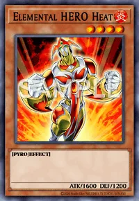 Elemental HERO Heat, Yu-Gi-Oh! card, FIRE