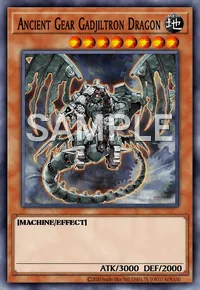 Ancient Gear Gadjiltron Dragon, Yu-Gi-Oh! card, EARTH