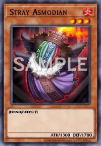 Stray Asmodian, Yu-Gi-Oh! card, FIRE