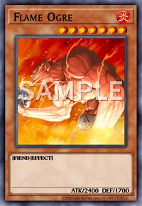 Flame Ogre, Yu-Gi-Oh! card, FIRE
