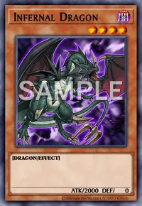 Infernal Dragon, Yu-Gi-Oh! card, DARK
