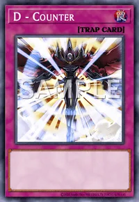 D - Counter, Yu-Gi-Oh! card, TRAP