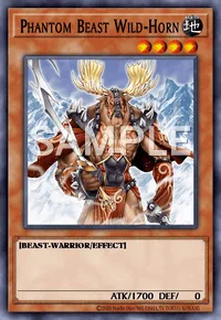 Phantom Beast Wild-Horn, Yu-Gi-Oh! card, EARTH