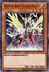 Phantom Beast Thunder-Pegasus, Yu-Gi-Oh! card, LIGHT