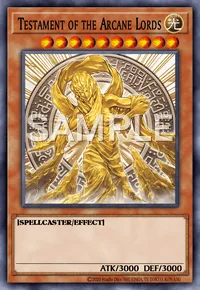 Testament of the Arcane Lords, Yu-Gi-Oh! card, LIGHT