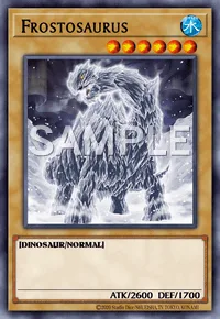 Frostosaurus, Yu-Gi-Oh! card, WATER