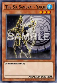 The Six Samurai - Yaichi, Yu-Gi-Oh! card, WATER