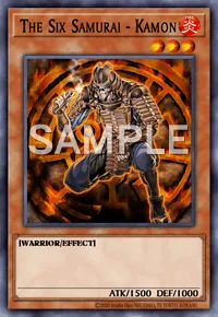 The Six Samurai - Kamon, Yu-Gi-Oh! card, FIRE