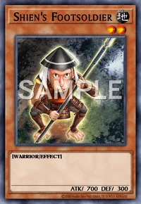 Shien's Footsoldier, Yu-Gi-Oh! card, EARTH