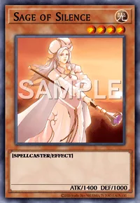 Sage of Silence, Yu-Gi-Oh! card, LIGHT