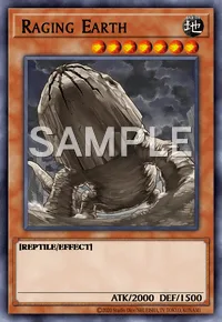 Raging Earth, Yu-Gi-Oh! card, EARTH
