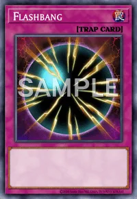 Flashbang, Yu-Gi-Oh! card, TRAP