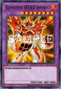 Elemental HERO Inferno, Yu-Gi-Oh! card, FIRE