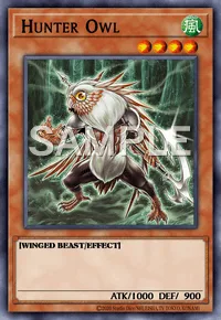 Hunter Owl, Yu-Gi-Oh! card, WIND
