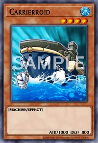 Carrierroid, Yu-Gi-Oh! card, WATER