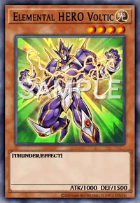 Elemental HERO Voltic, Yu-Gi-Oh! card, LIGHT