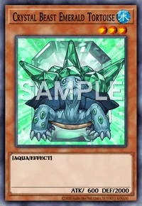 Crystal Beast Emerald Tortoise, Yu-Gi-Oh! card, WATER