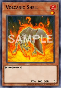Volcanic Shell, Yu-Gi-Oh! card, FIRE