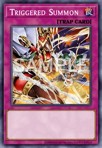 Triggered Summon, Yu-Gi-Oh! card, TRAP