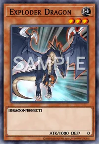Exploder Dragon, Yu-Gi-Oh! card, EARTH