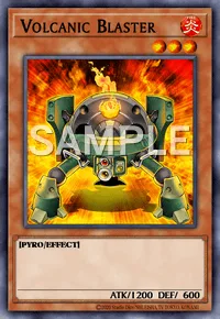 Volcanic Blaster, Yu-Gi-Oh! card, FIRE