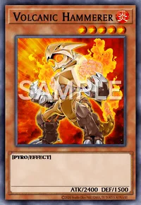 Volcanic Hammerer, Yu-Gi-Oh! card, FIRE