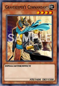 Gravekeeper's Commandant, Yu-Gi-Oh! card, EARTH