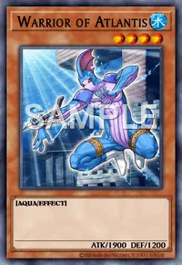 Warrior of Atlantis, Yu-Gi-Oh! card, WATER