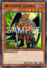 Archfiend General, Yu-Gi-Oh! card, DARK